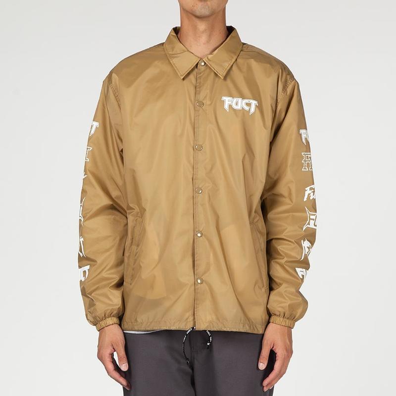 FUCT SSDD MULTI PRINT COACH JACKET - KHAKI | Garmentory