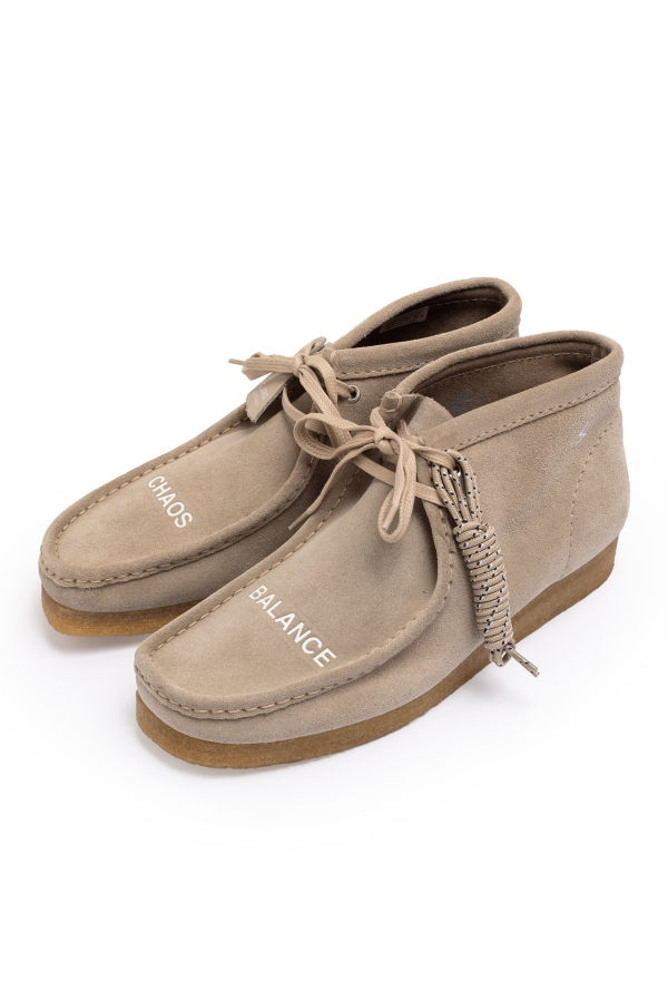 UNDERCOVER X CLARKS WALLABEE BOOTS - BEIGE