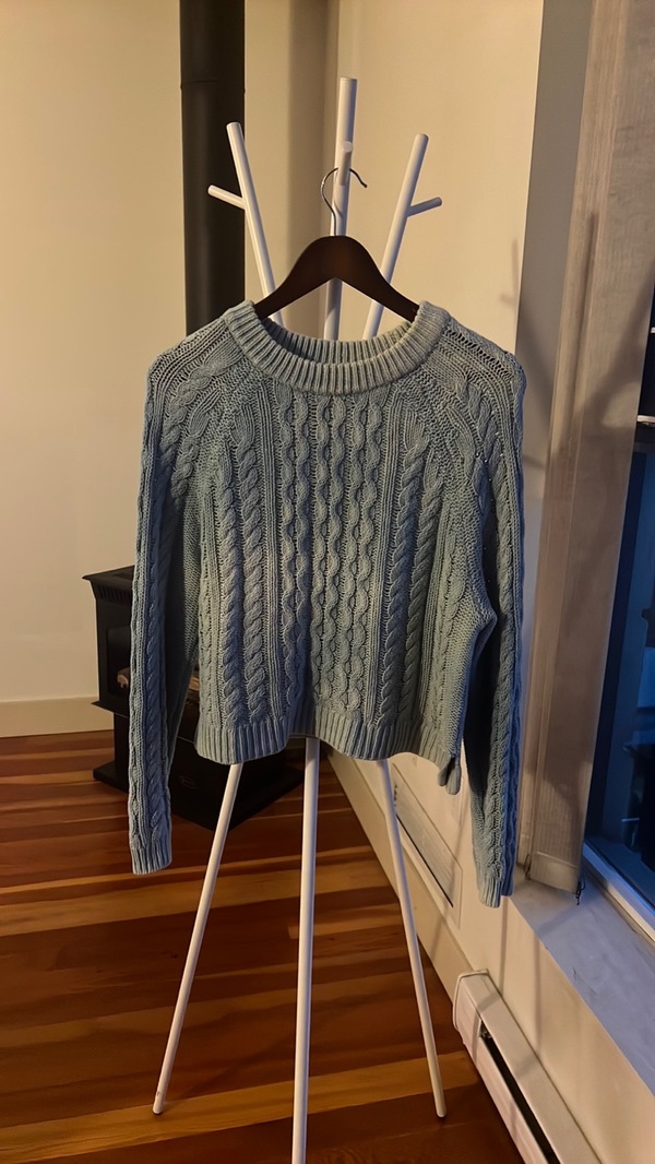 Vintage Hijulez Upcycled Sweater - Blue