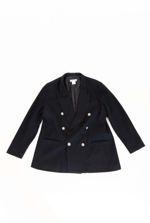 Wool Blazer Black Garmentory