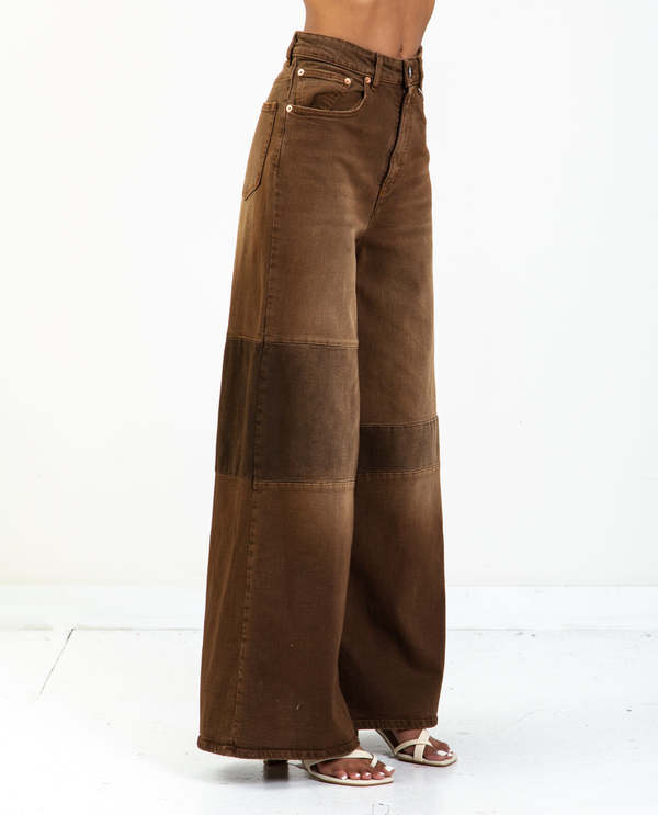 【関税込み】MM6 Maison Margiela ブラウン 5ポケット ジーンズ MM6 Maison Margiela 5 Pocket Jeans - Brown | Garmentory