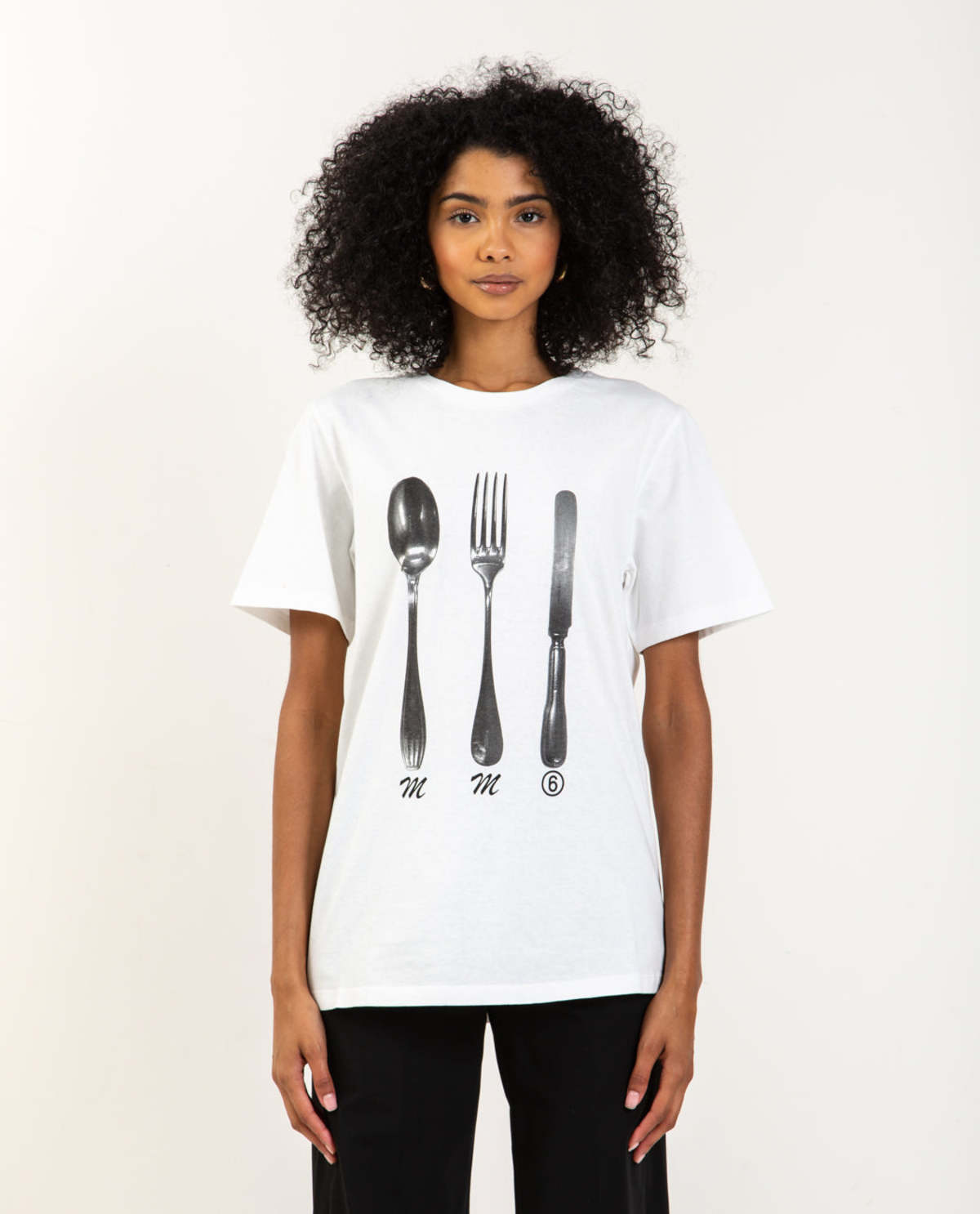 MM6 Maison Margiela Utensils T Shirt - White | Garmentory