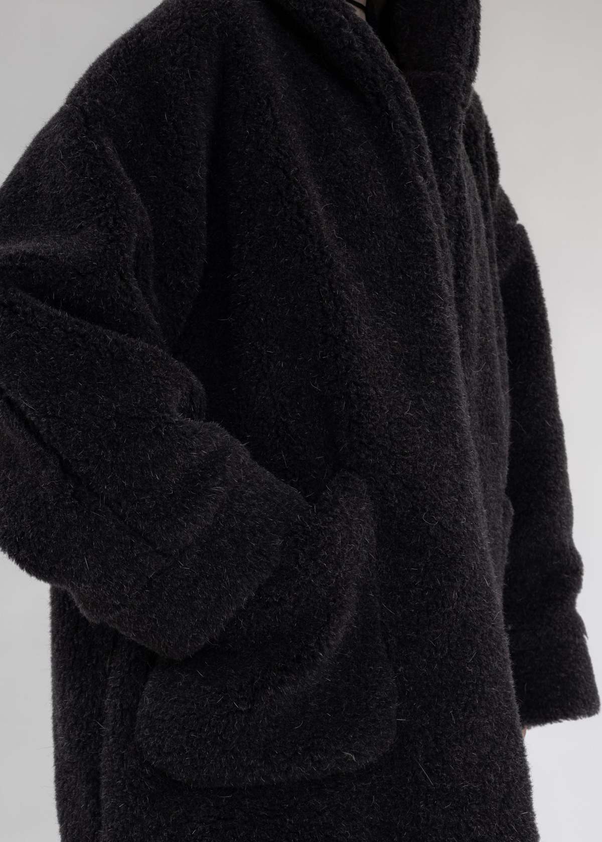 Doublet REAL FUR MIX FAKE FUR JACKET - Black | Garmentory
