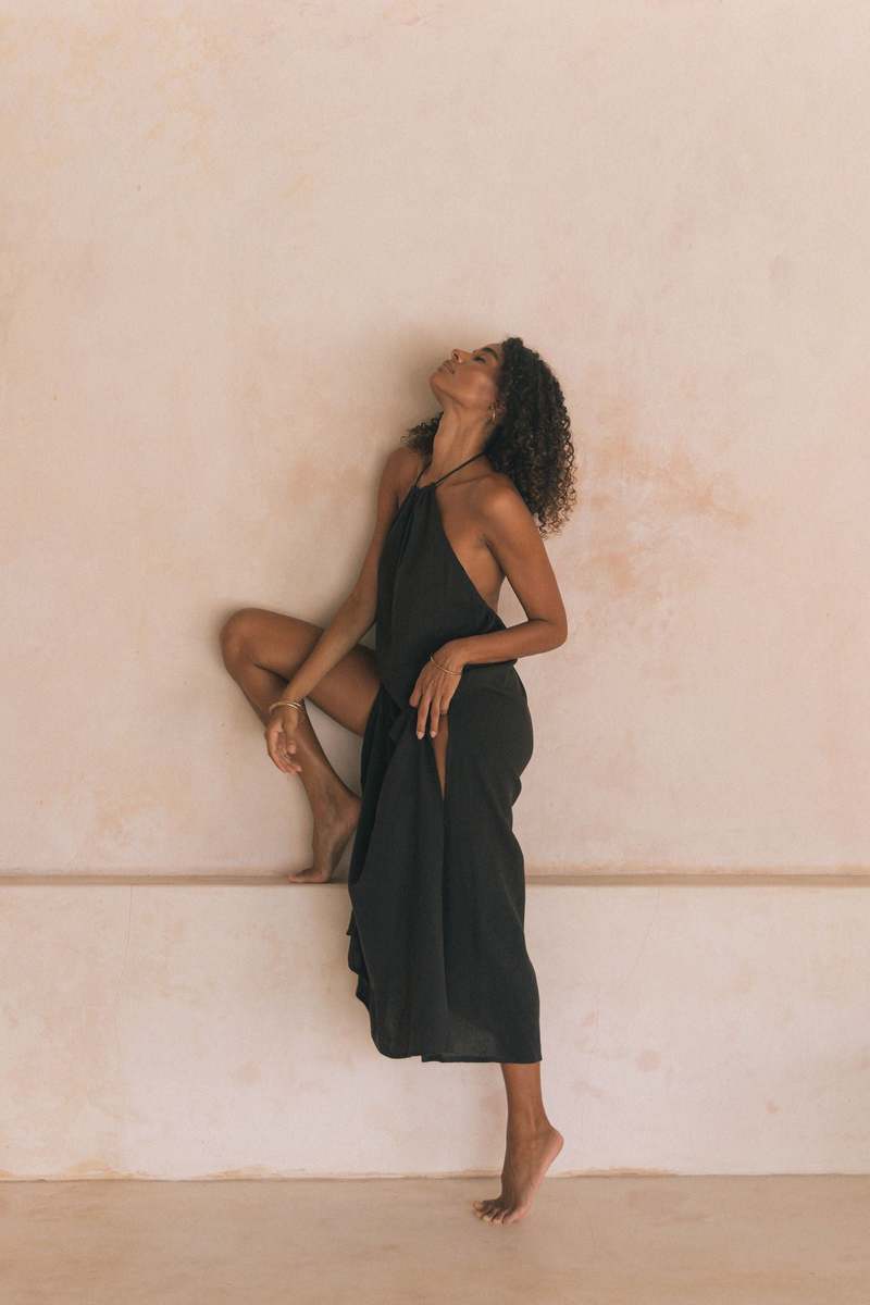 Bahhgoose Hai Dress - Charcoal