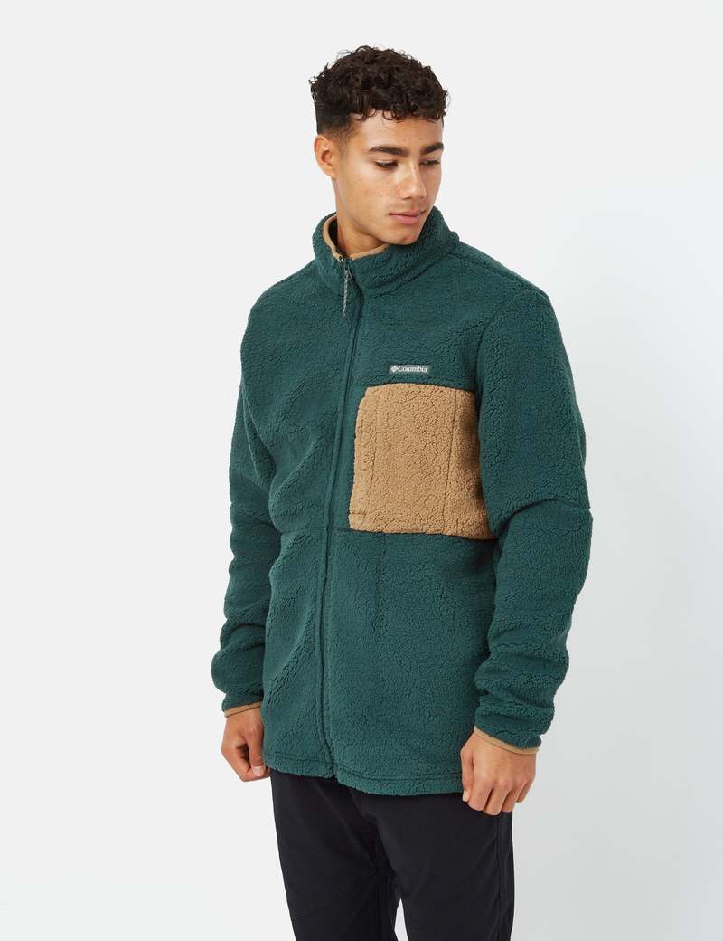 Columbia Mountainside Heavyweight Fleece Spruce Green/Delta