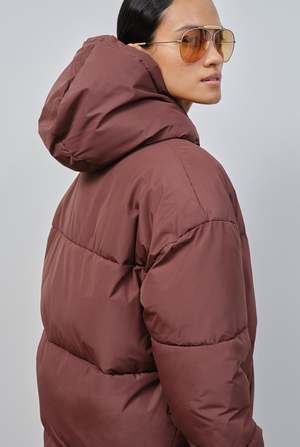 Embassy of Bricks and Logs Elphin Puffer Coat - Truffle