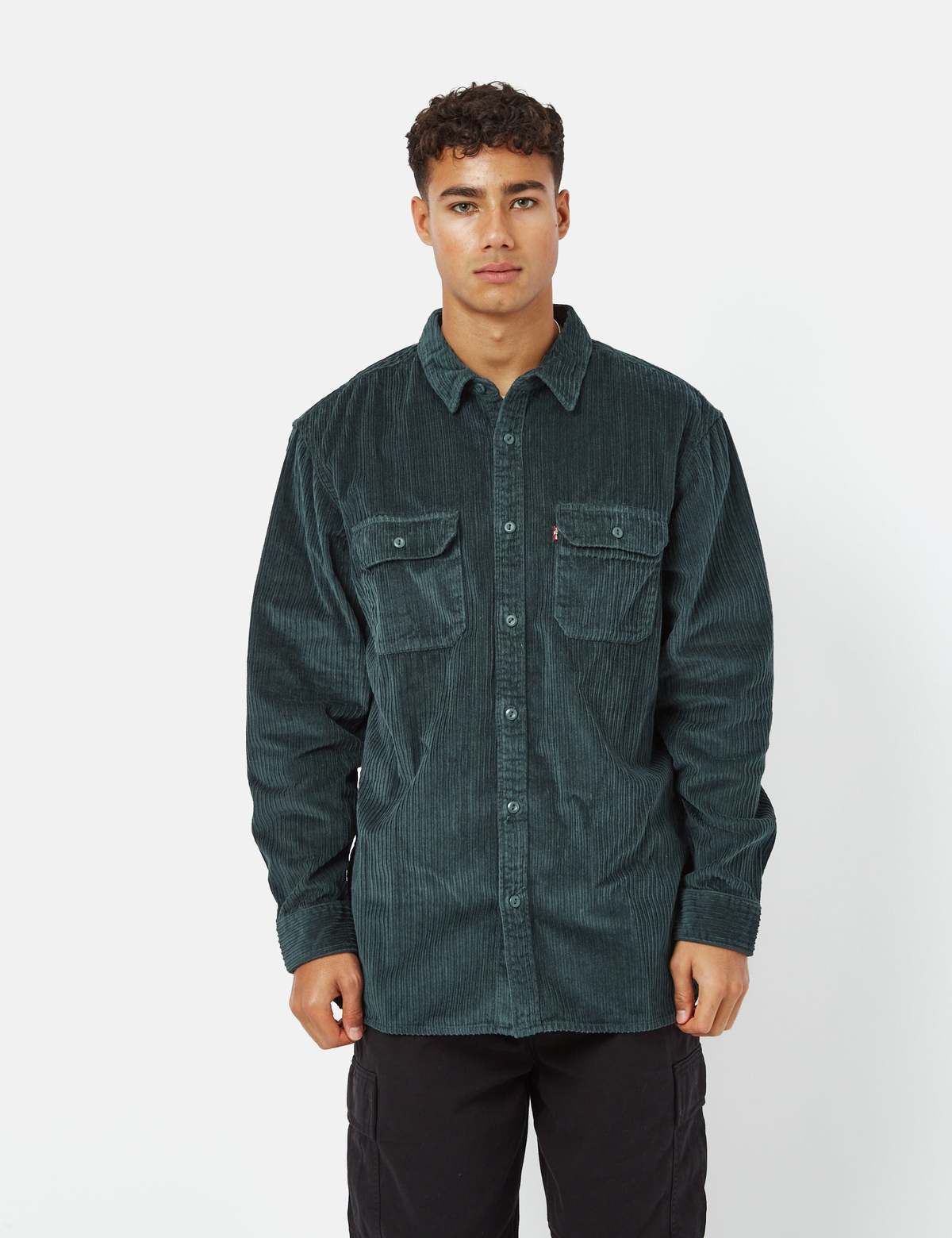 Clothing Levi's Jackson Worker Shirt Green Levis Jackson Cord