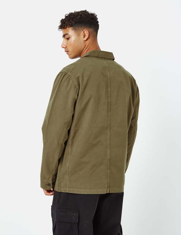 Portuguese Flannel Labura Jacket - Olive Green | Garmentory