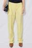 Coperni Low Rise Tailored Trousers - Yellow - Thumbnail 1