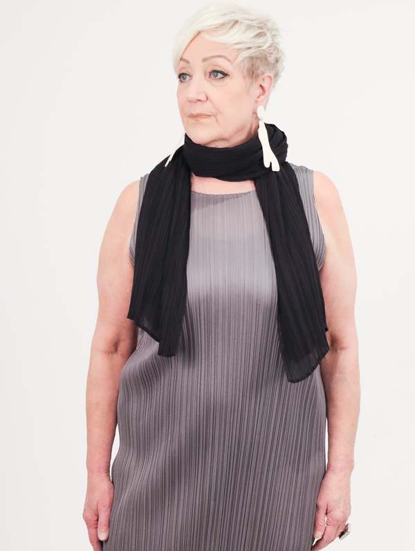 Pleats Please by Issey Miyake Basic Madame T - Black | Garmentory