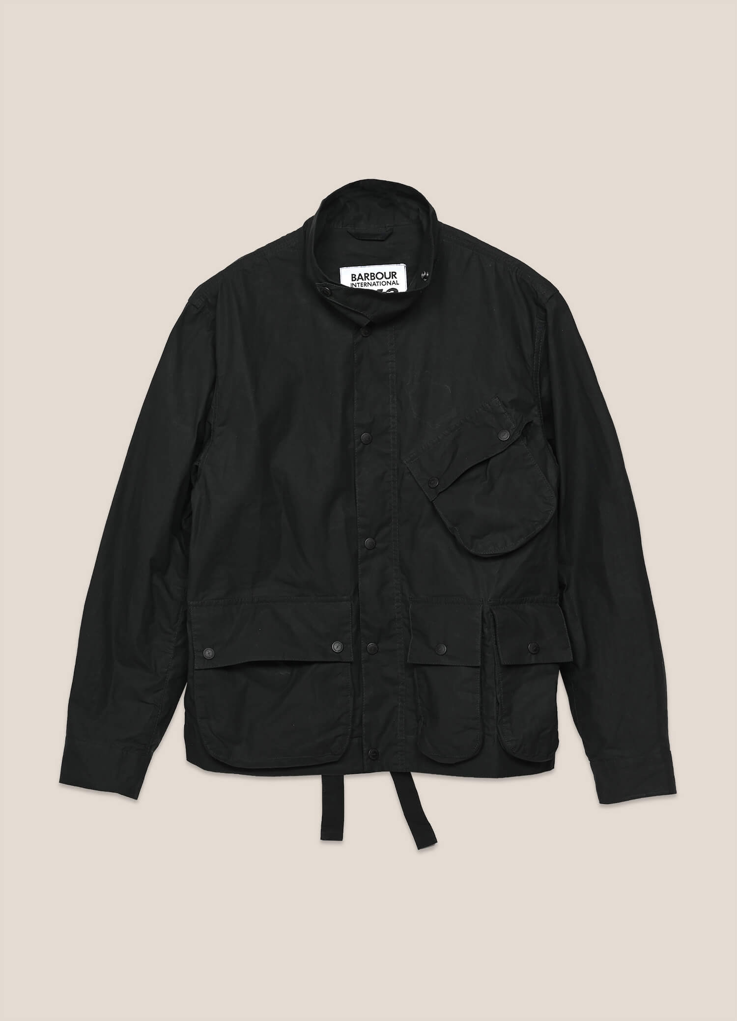 Barbour International X YMC Waxed Cotton Dirt Gang Jacket Black
