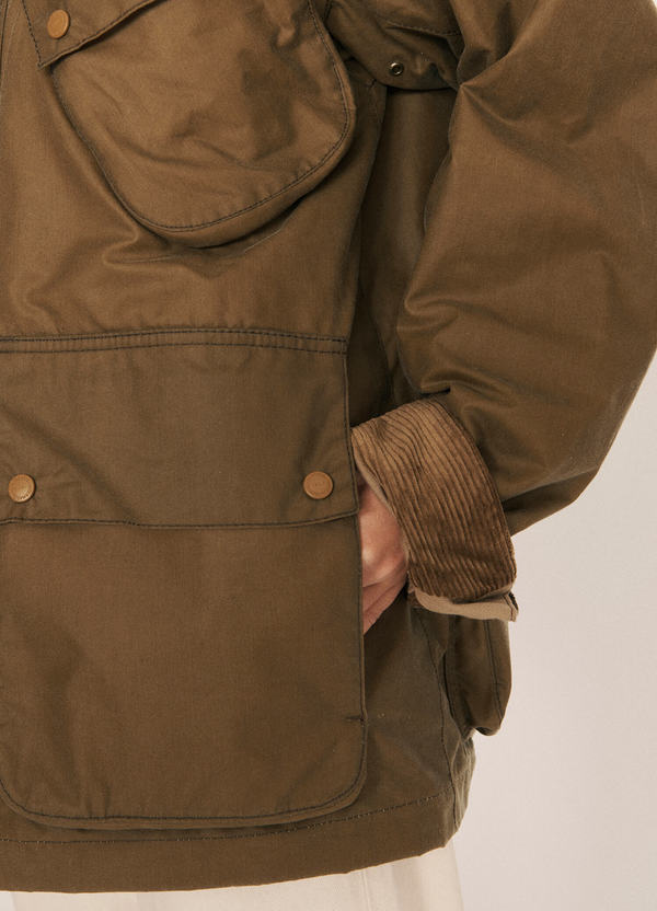 Barbour International X YMC So Not Up Waxed Cotton Jacket - Sand