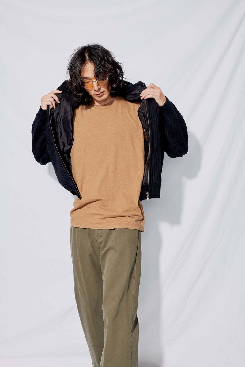 AMOMENTO Full Needle Blouson - Black | Garmentory