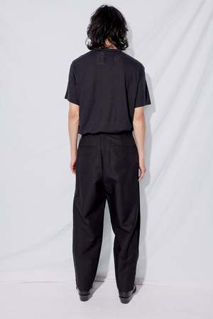 AMOMENTO Snap Garconne Pants - Black | Garmentory