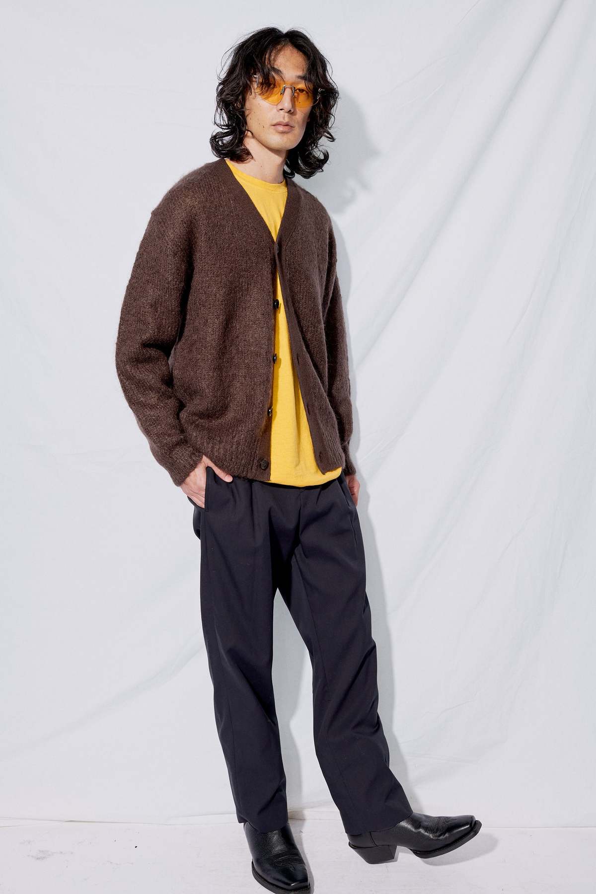 AMOMENT GRANDPA CARDIGAN カーディガンM AMOMENTO Grandpa Cardigan