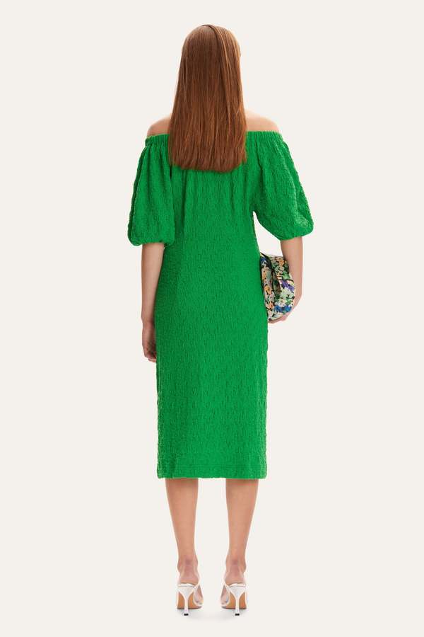 slim fit dress slacks Stine Goya Gathered Midi  Husk