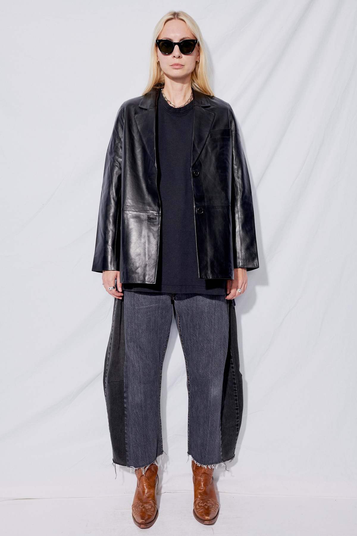 stand-studio-leather-cati-blazer-black-garmentory