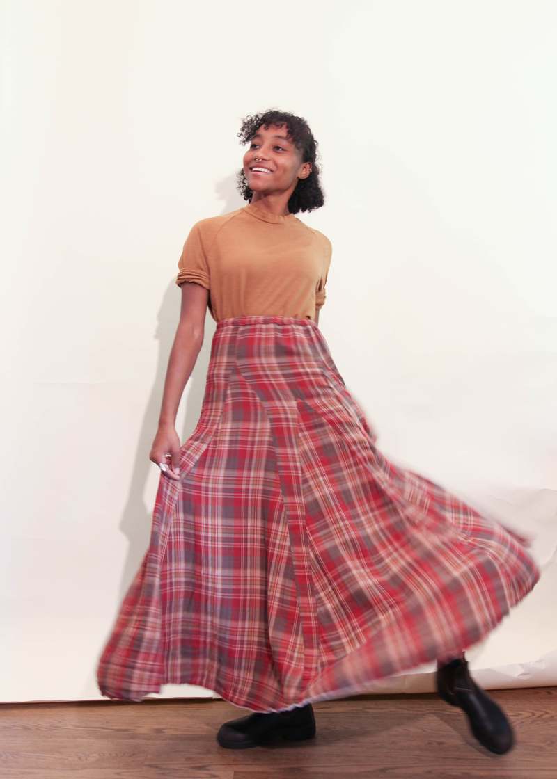 スカート cp shades lily cotton silk maxi skirt CP SHADES Lily Skirt - Earth | Garmentory
