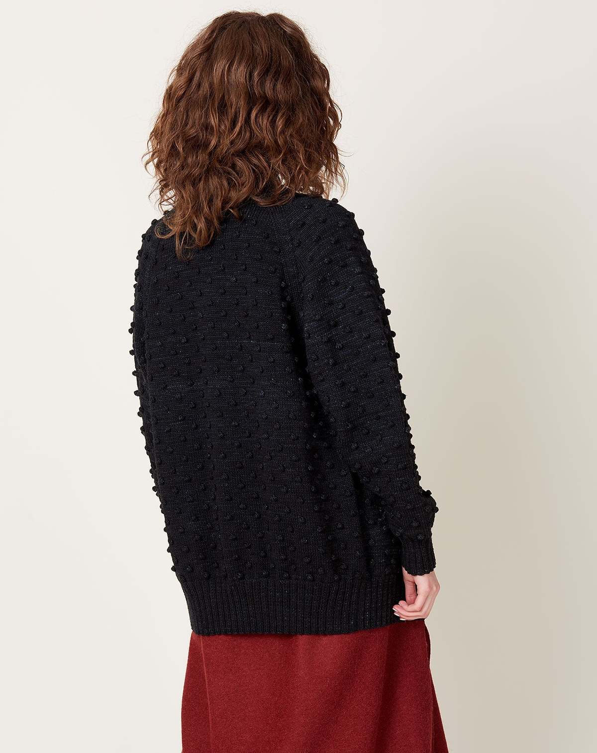 Misha & Puff Popcorn Long Cardigan - Carbon | Garmentory