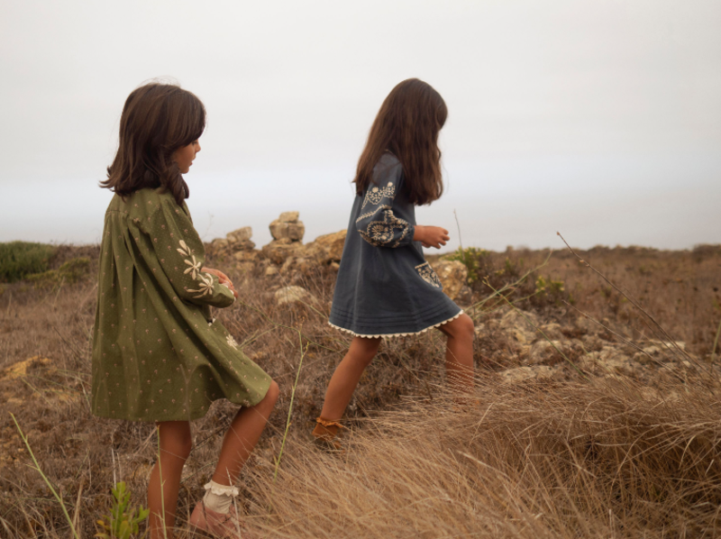 Apolina kids wendy dress patchwork　3-5y apolina kids】 Wendy Dress 3-5y - メルカリ