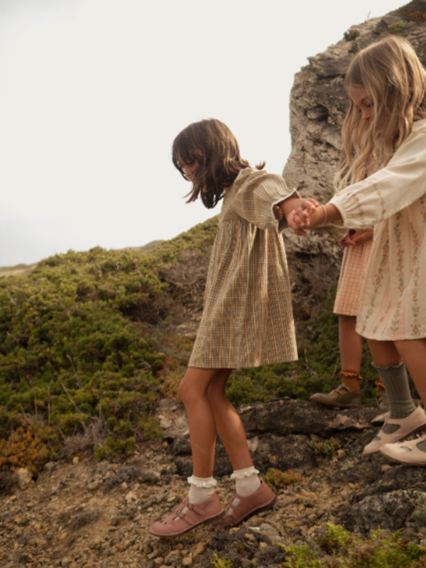 Kids Apolina Paloma Dress - Ballet/Cream | Garmentory