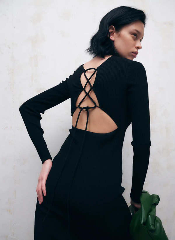 A.L.C. Kayla Knit Dress - Black