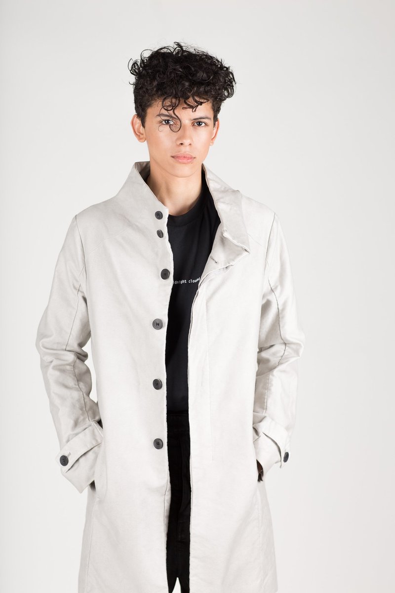 ジャケット・アウター OURET COTTON MOLESKIN STAND COLLAR COAT OURET COTTON MOLESKIN STAND COLLAR COAT