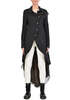 Sanctamuerte Long Nipped Waist Layered Tulle Jacket - Anthracite - Thumbnail 1