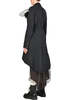 Sanctamuerte Long Nipped Waist Layered Tulle Jacket - Anthracite - Thumbnail 3