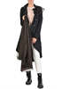 Sanctamuerte Long Nipped Waist Layered Tulle Jacket - Anthracite - Thumbnail 4