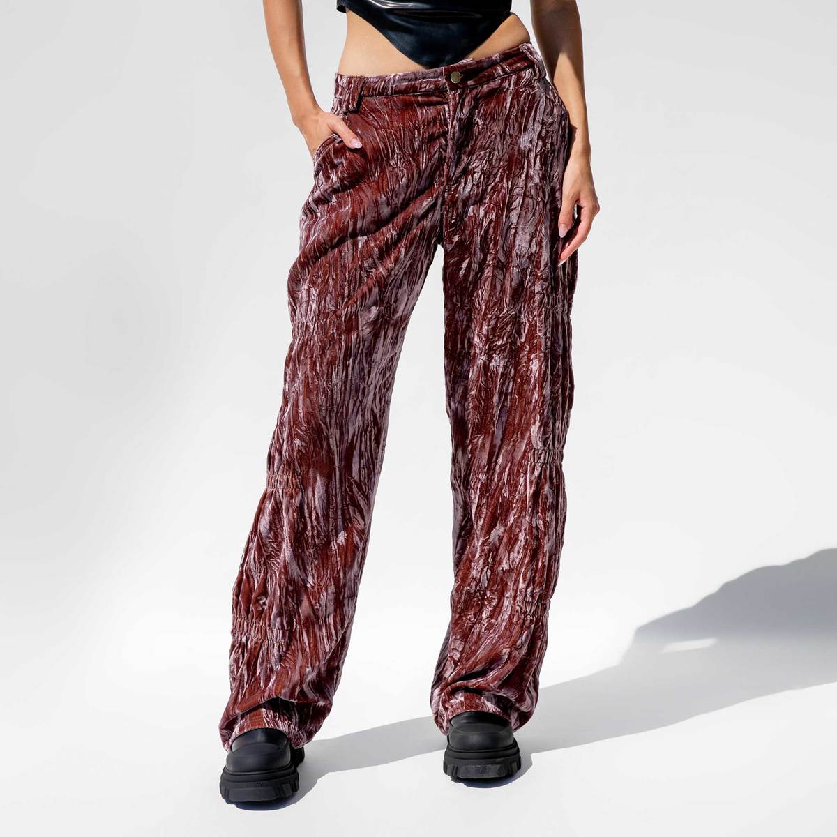 COLLINA STRADA VELVET PANT