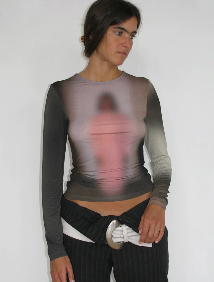 Paloma Wool Morchis Knit Top - Taupe Print | Garmentory