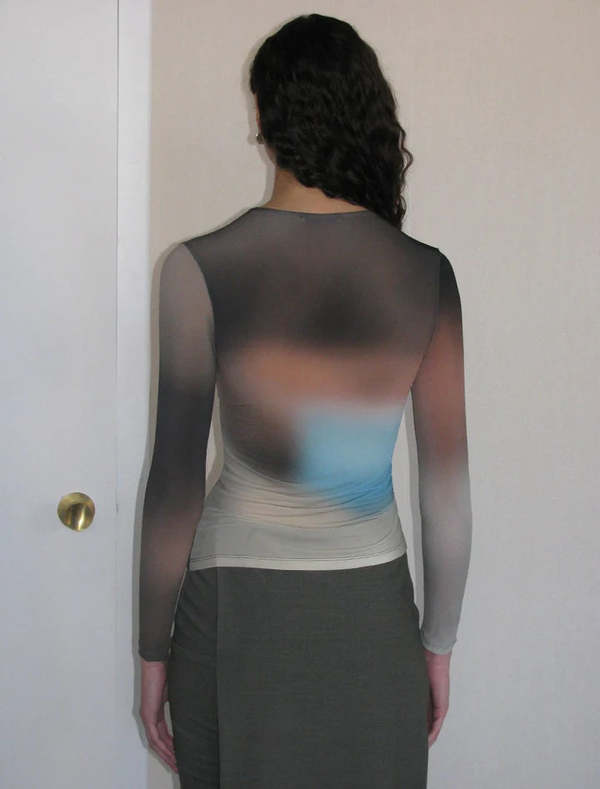 Paloma Wool Morchis Knit Top - Taupe Print | Garmentory
