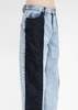 Feng Chen Wang Phoenix Embroidery Panelled Jeans - Blue/Black - Thumbnail 5