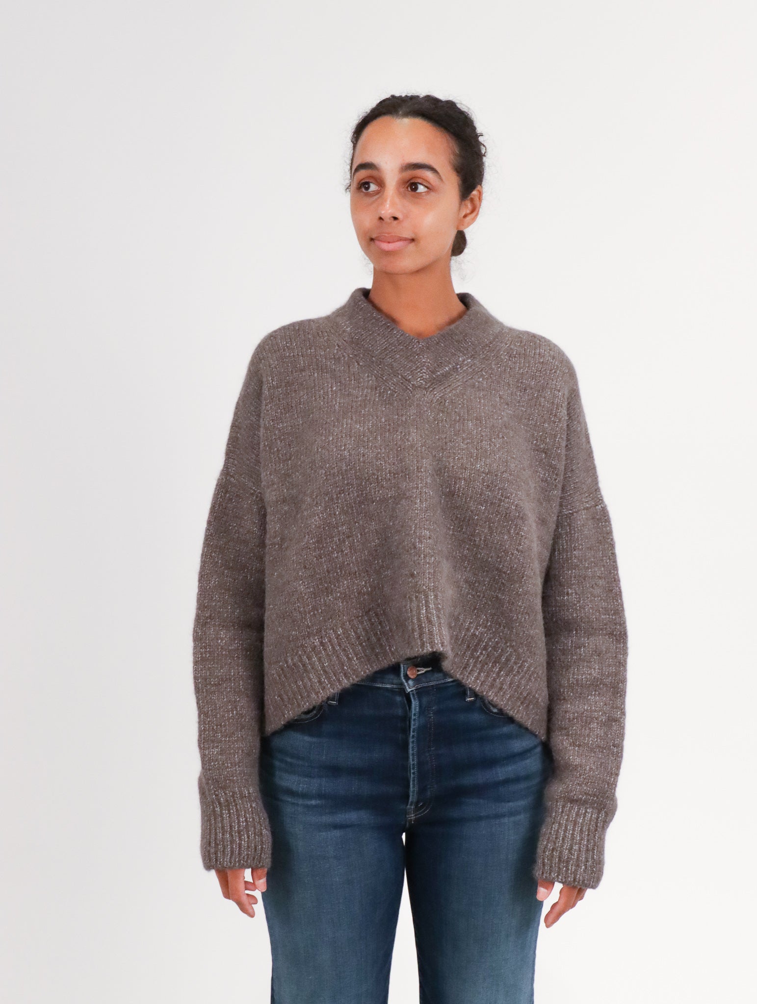 Lauren Manoogian Wide V Neck - Loden | Garmentory