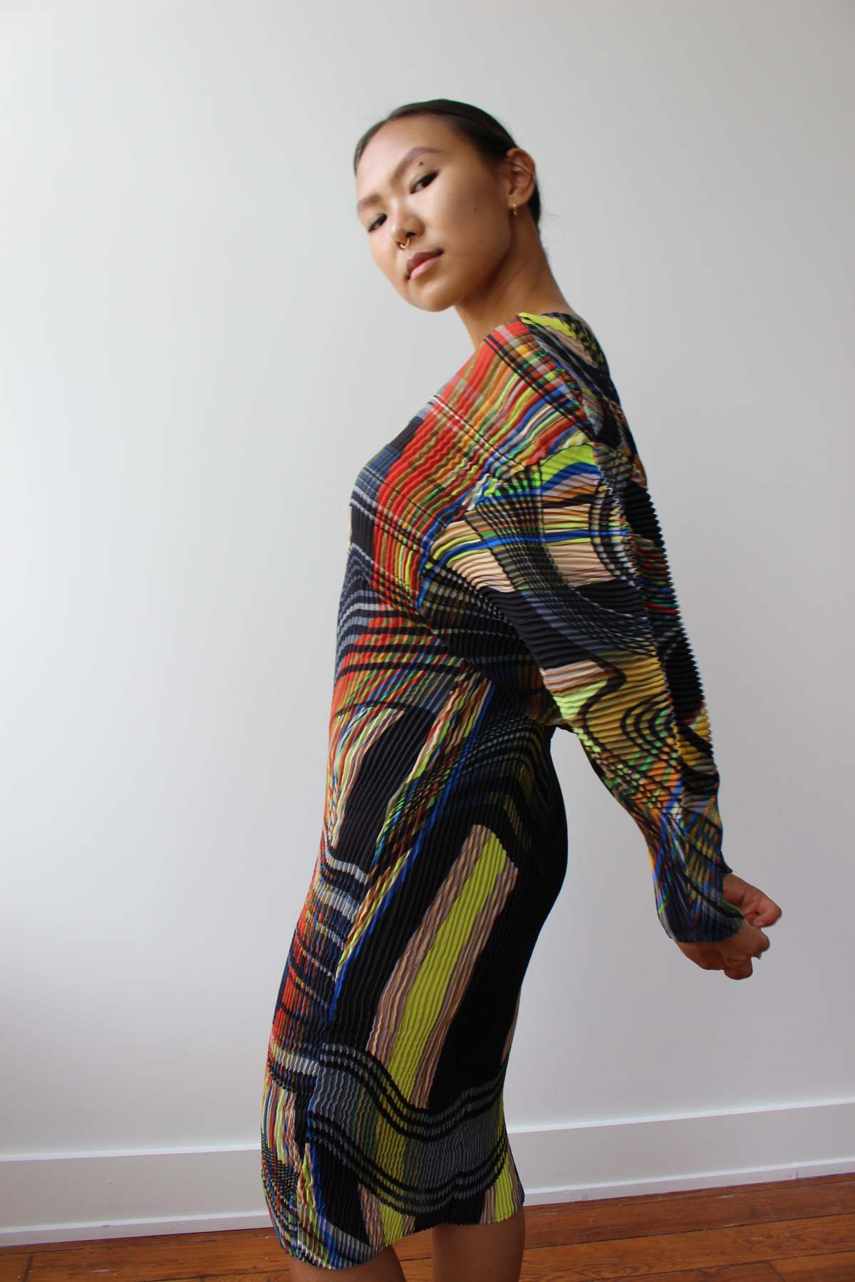 Julia Heuer Linus Pleated Dress - Argo - Image 7 of 9