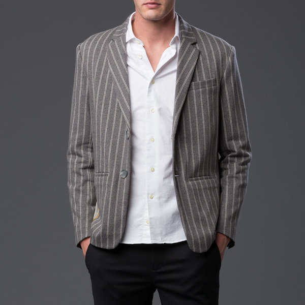 GARCIAVELEZ - Pinstripe Scafolded Blazer (EXCLUSIVE) GARCIAVELEZ - Pinstripe Scafolded Blazer (EXCLUSIVE)