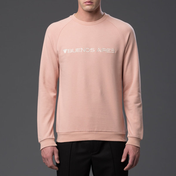 CARLOS CAMPOS - Buenos Aires Sweatshirt - Rose Blush CARLOS CAMPOS - Buenos Aires Sweatshirt - Rose Blush