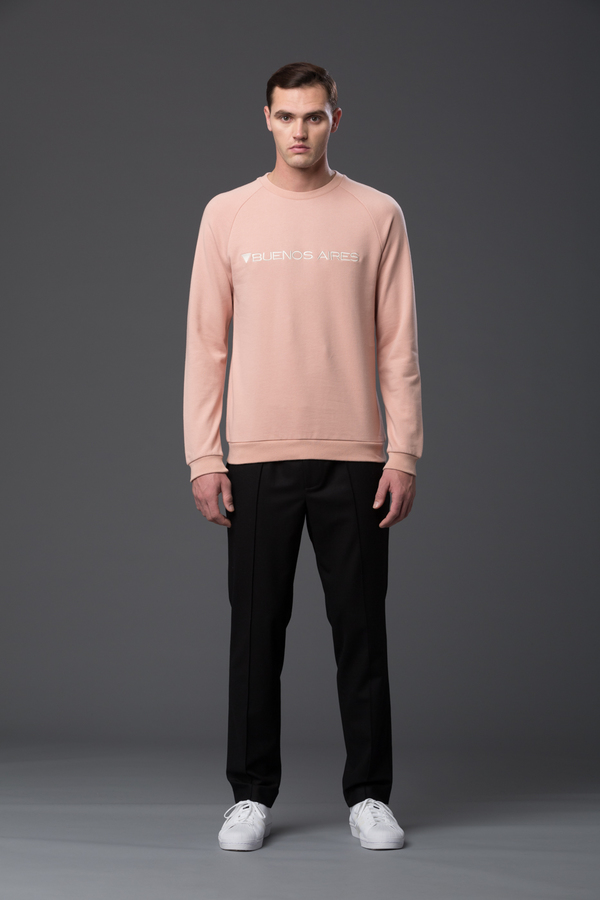 CARLOS CAMPOS - Buenos Aires Sweatshirt - Rose Blush CARLOS CAMPOS - Buenos Aires Sweatshirt - Rose Blush