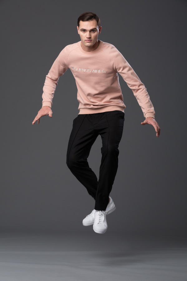 CARLOS CAMPOS - Buenos Aires Sweatshirt - Rose Blush CARLOS CAMPOS - Buenos Aires Sweatshirt - Rose Blush