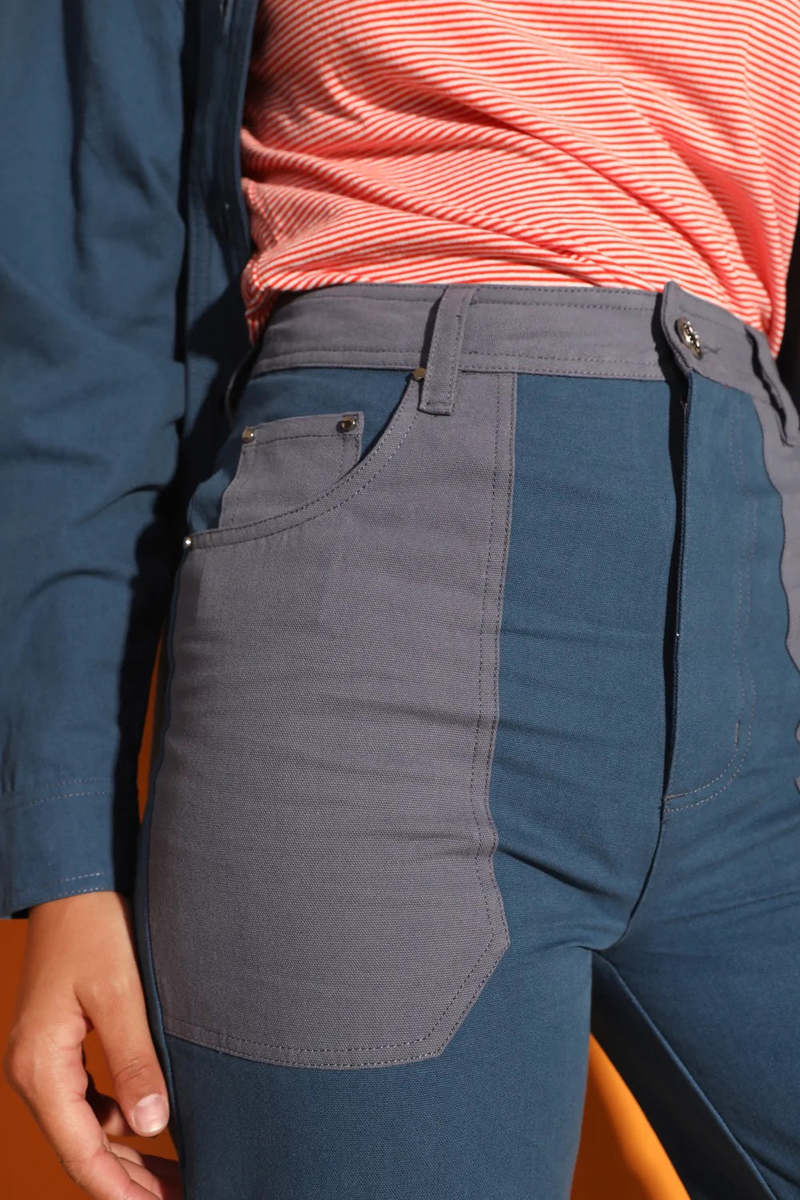 L.F.Markey Wilder utility pants - Blue
