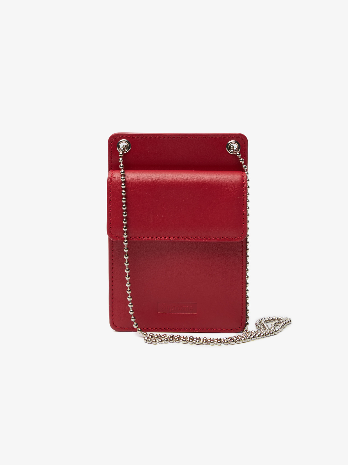 Supreme Leather On Chain Wallet - Red | Garmentory