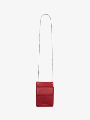 Supreme Leather On Chain Wallet - Red | Garmentory