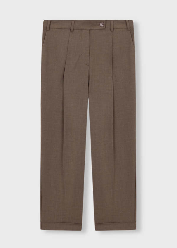 Cordera Tailored Masculine Pants - Vetiver