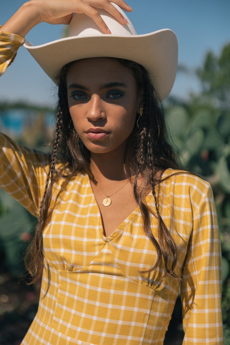 SIZ PLUMOSA DRESS - YELLOW SIZ PLUMOSA DRESS - YELLOW