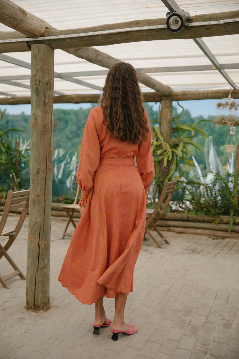 SIZ CELSIANA DRESS - ORANGE SIZ CELSIANA DRESS - ORANGE