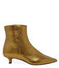 Prosperine Bronze Kitten Heel Ankle Boots - Bronze - Thumbnail 1