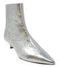 Prosperine Kitten Heel Ankle Boot - Silver - Thumbnail 2