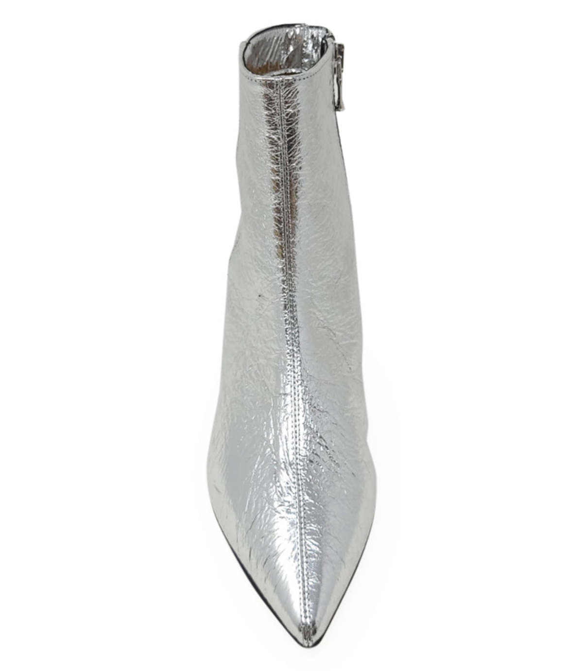 Prosperine Kitten Heel Ankle Boot - Silver - Image 4 of 4