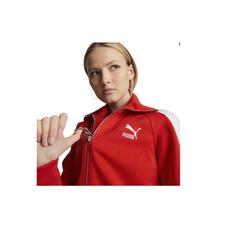 Puma Couture Sport T7 Track Jacket - High Risk Red | Garmentory
